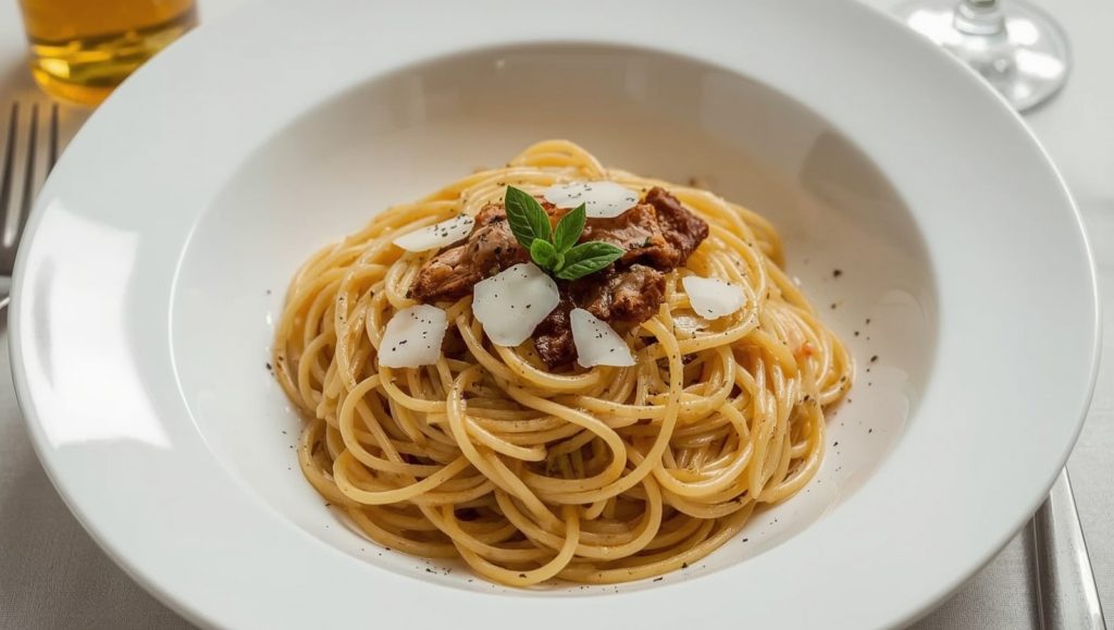 Spaghetti Carbonara - das Original aus Rom