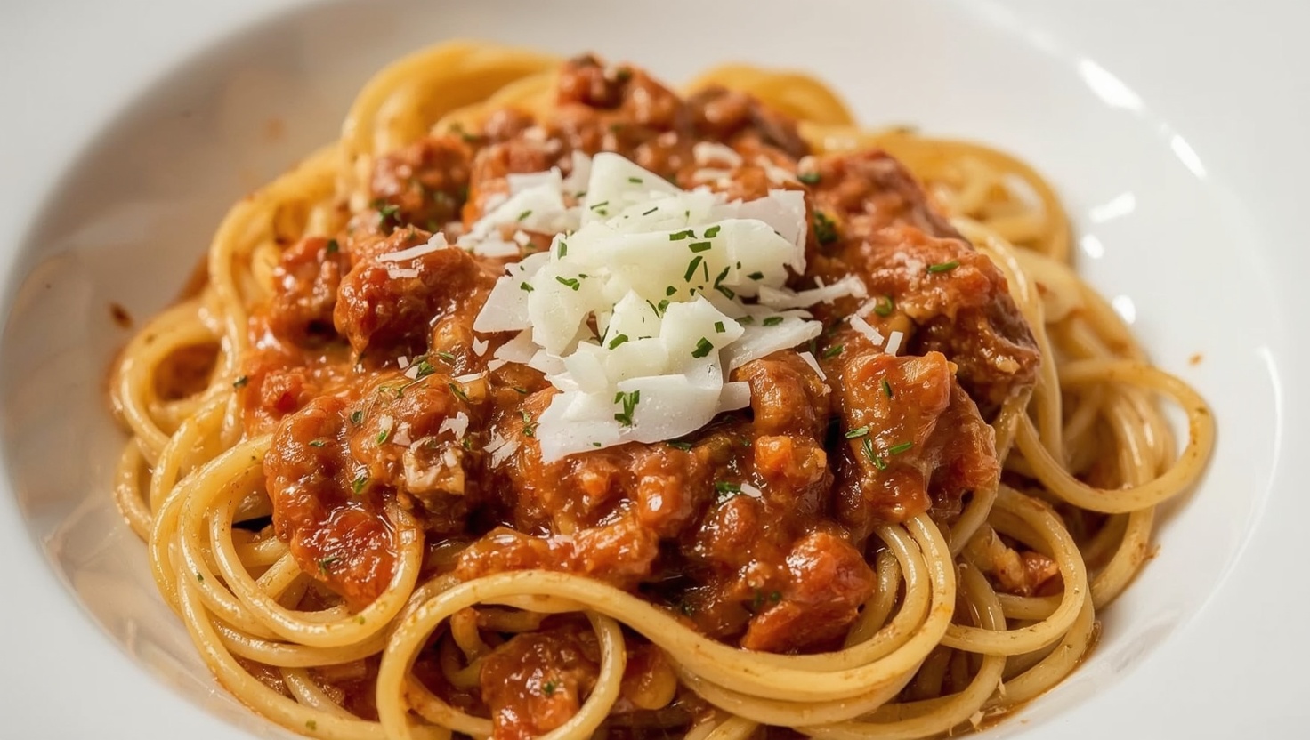 Bucatini all'Amatriciana - die Speck-Tomaten-Pasta - Zubereitung