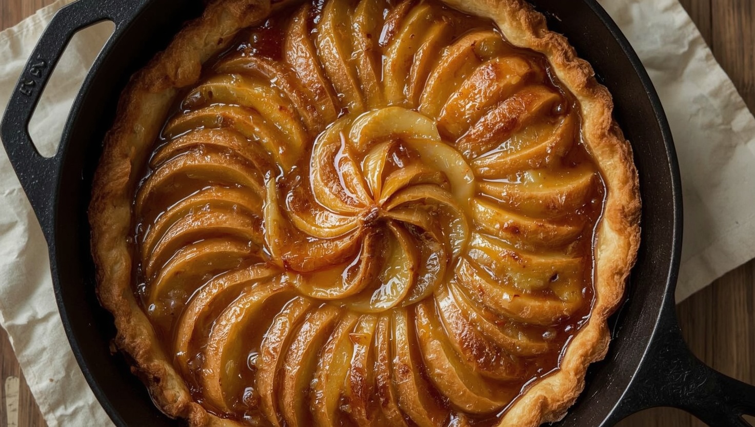 Tarte Tatin - die verkehrte franzoesische Apfeltarte - Zubereitung