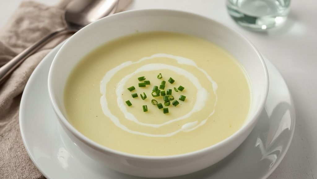 Vichyssoise - die kalte Lauch-Kartoffelsuppe