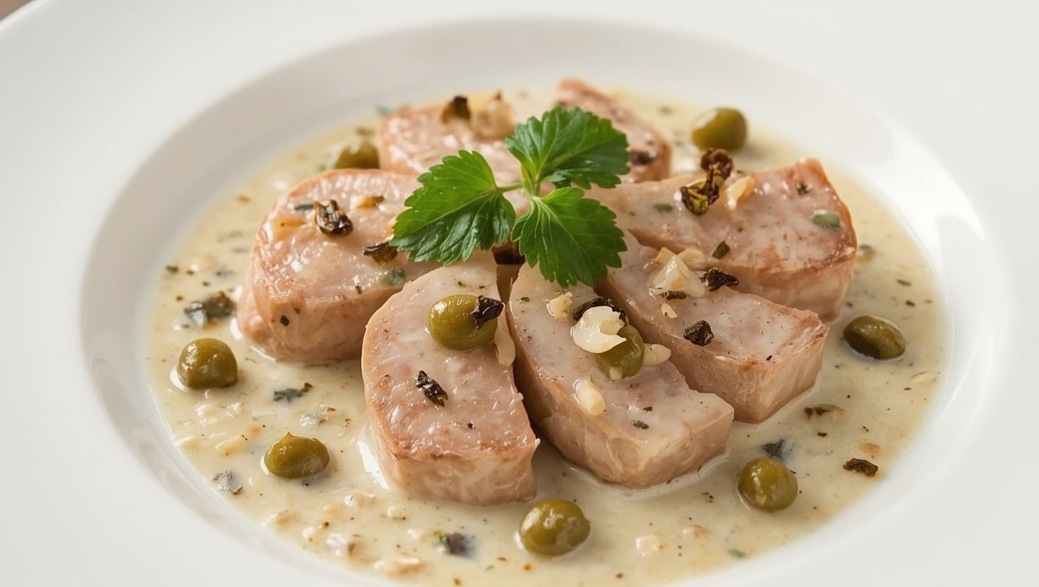 Vitello Tonnato - Kalbfleisch mit Thunfischsauce