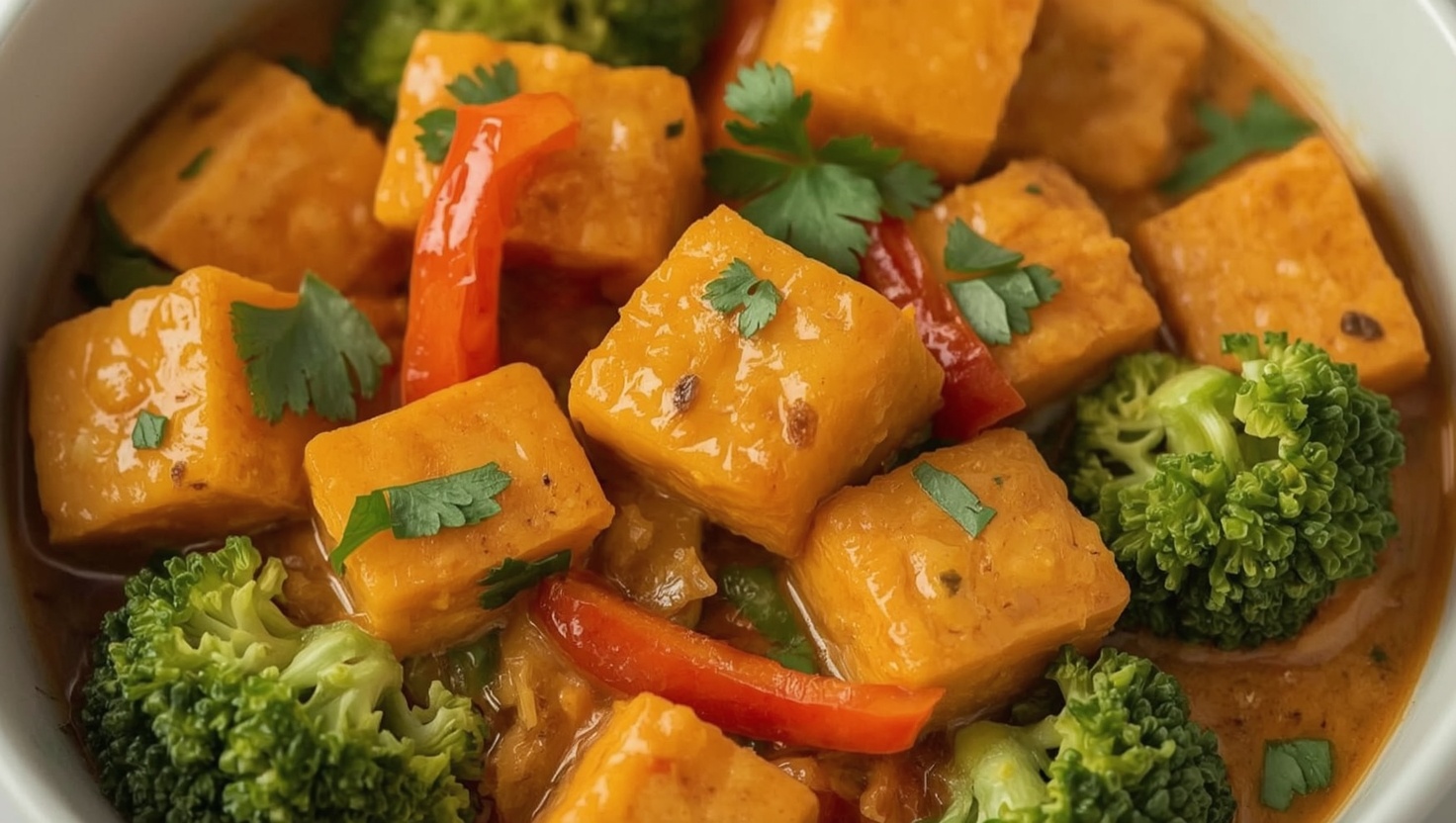 Thai Tofu-Gemuese-Curry - vegetarisch und sattmachend - Zubereitung