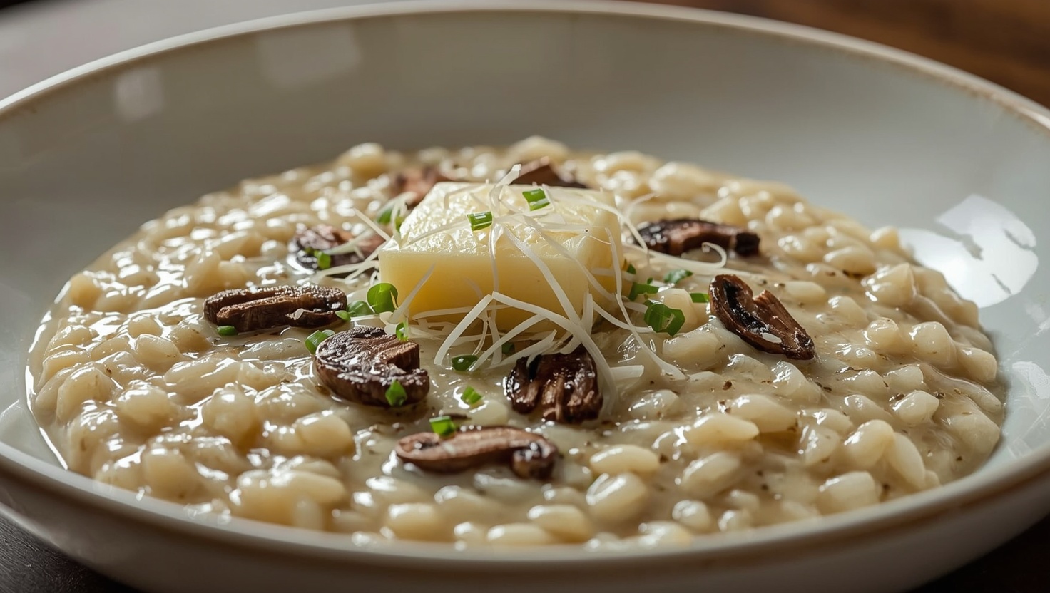 Risotto ai Funghi Porcini - cremiges Steinpilz-Risotto - Zubereitung