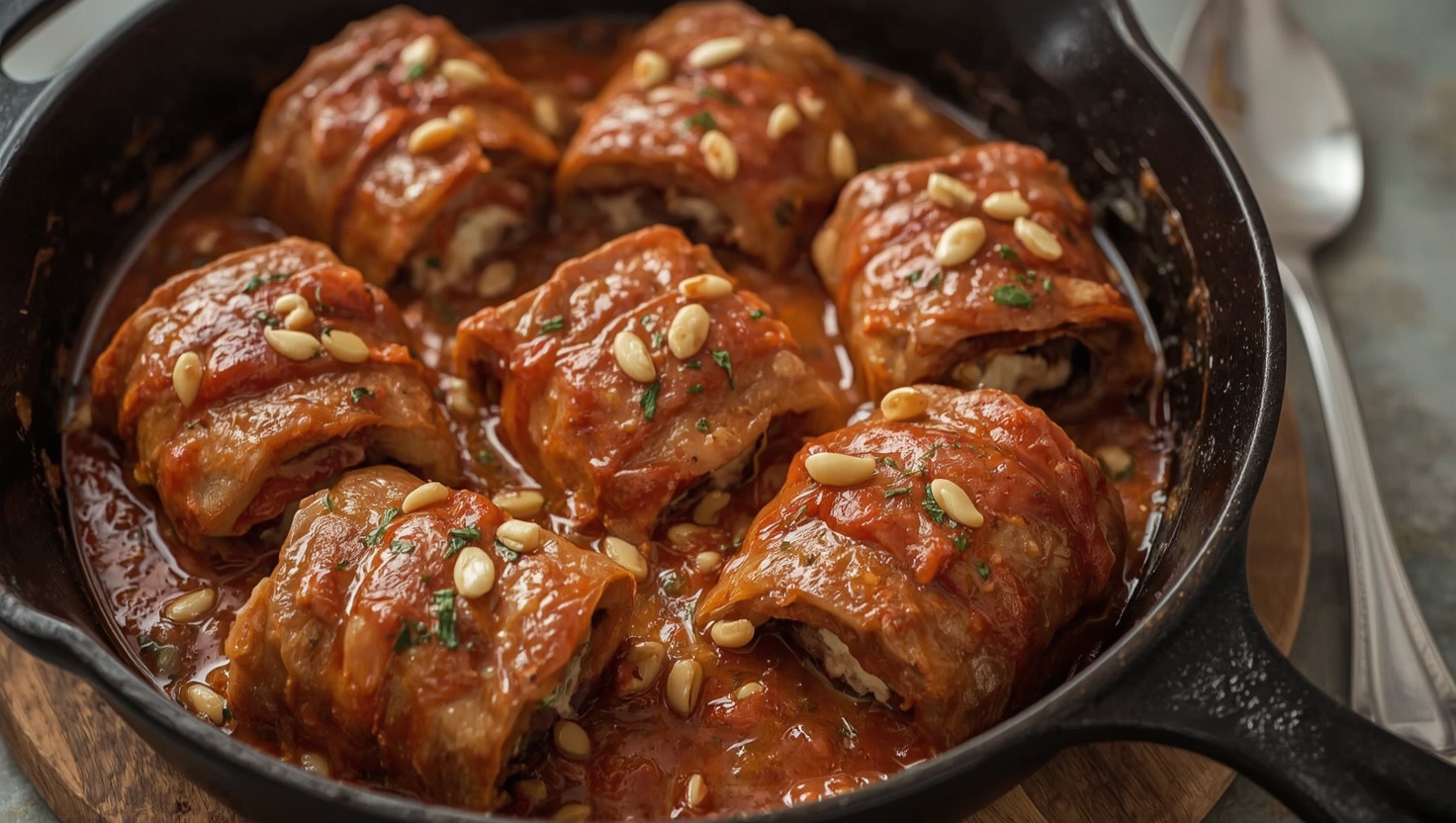 Involtini di Carne - Fleischroellchen mit Fuellung