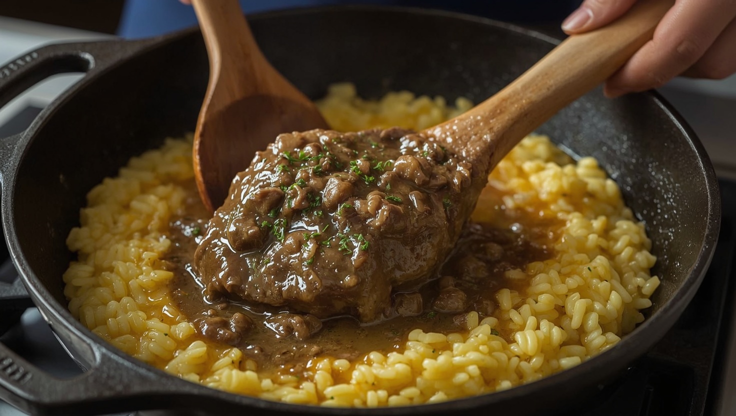 Ossobuco alla Milanese - geschmorte Kalbshaxe - Zubereitung