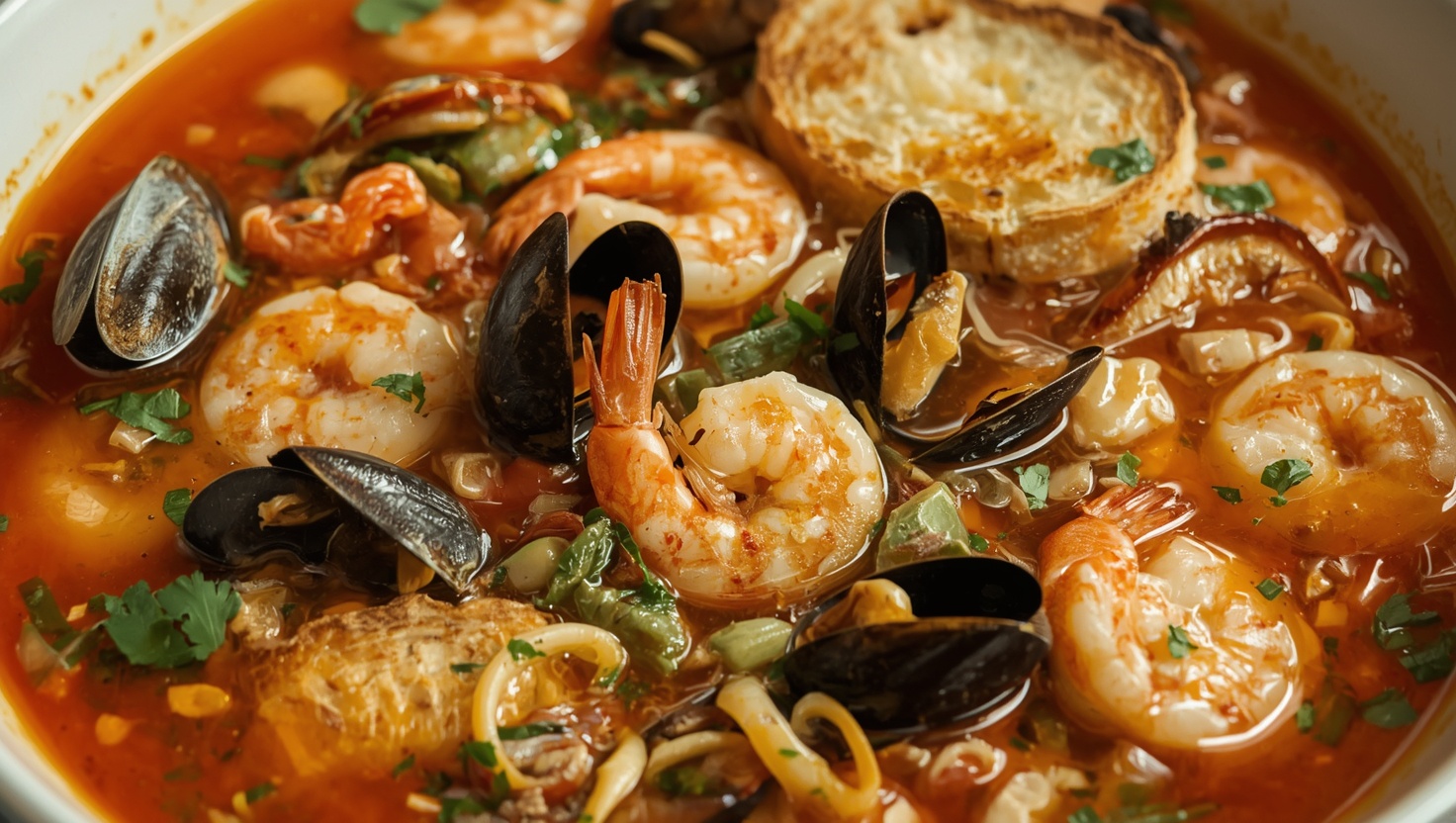 Zuppa di Pesce - Fischsuppe aus Livorno - Zubereitung