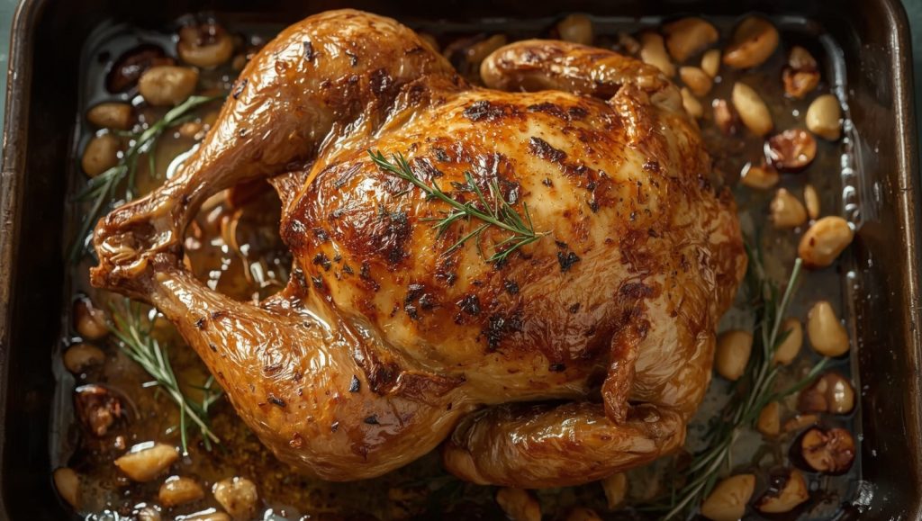 Poulet Roti - das franzoesische Brathaehnchen