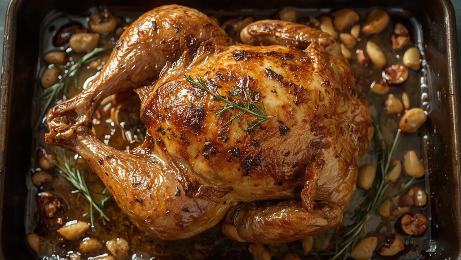 Poulet Roti - das franzoesische Brathaehnchen