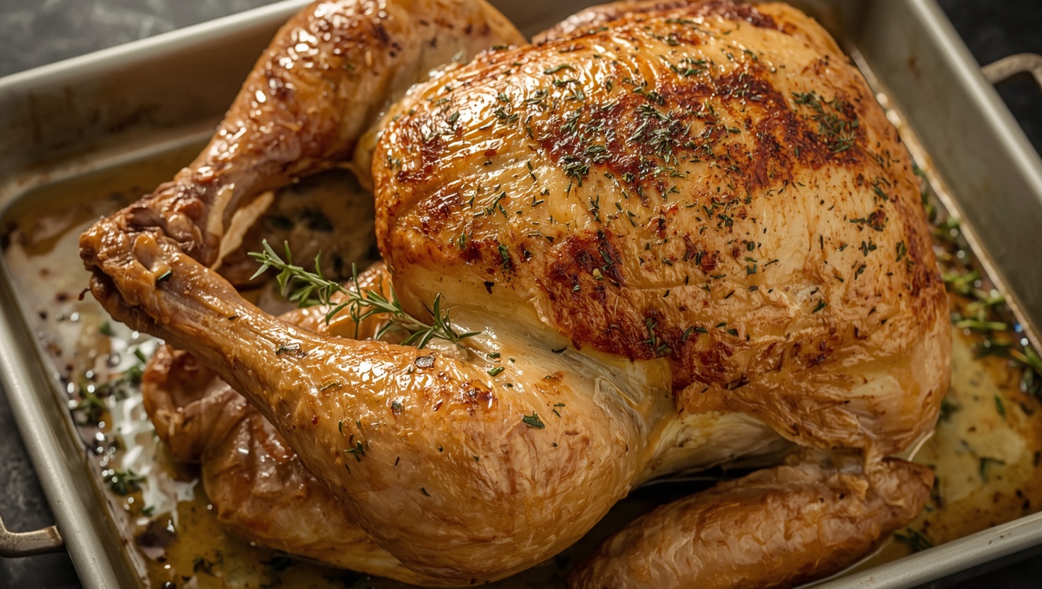 Poulet Roti - das franzoesische Brathaehnchen - Zubereitung
