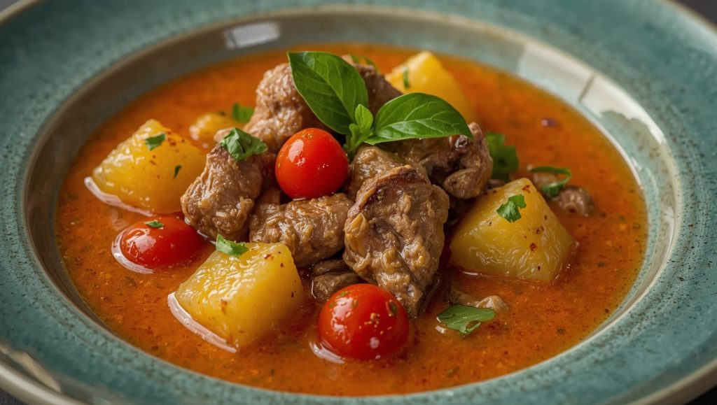 Rotes Thai-Curry mit Ente - Gaeng Ped