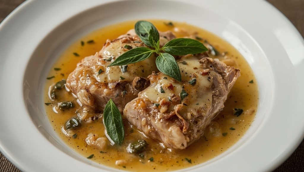 Saltimbocca alla Romana - Kalbsschnitzel mit Salbei