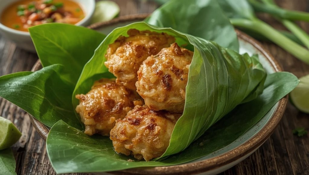 Thai Pandan-Huhn - gruenes Aroma-Haenchen