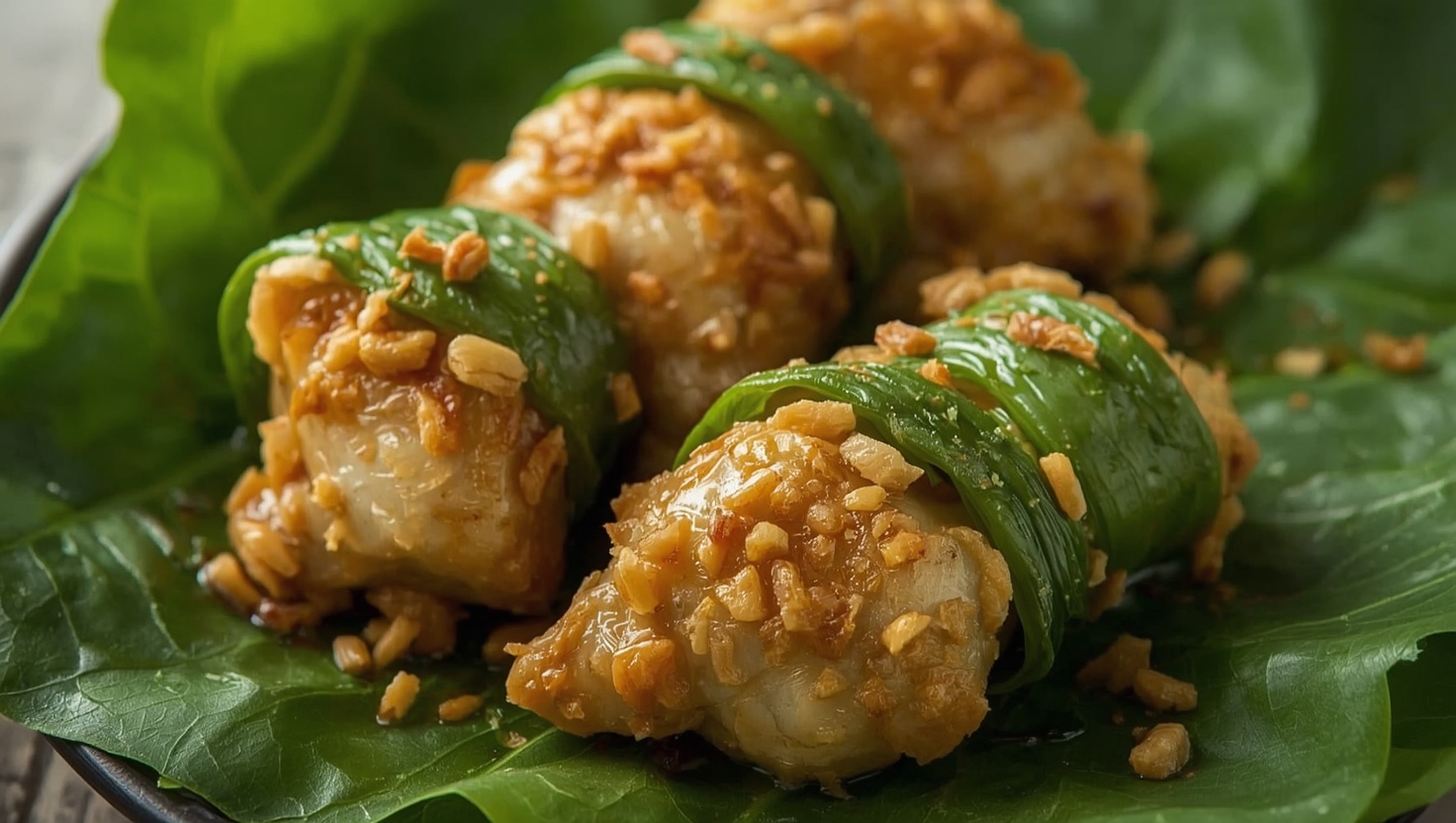 Thai Pandan-Huhn - gruenes Aroma-Haenchen - Zubereitung