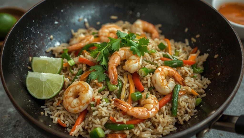 Khao Pad - gebratener Thai-Reis schnell zubereitet