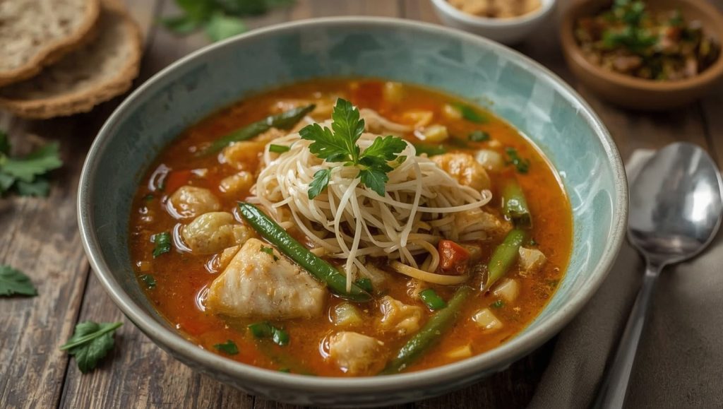 Thai Fischcurry mit Kokosmilch - Gaeng Pa
