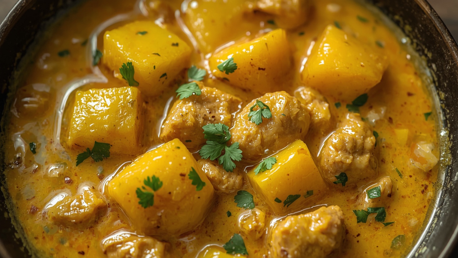 Gelbes Thai-Curry - Gaeng Karee mild und cremig - Zubereitung