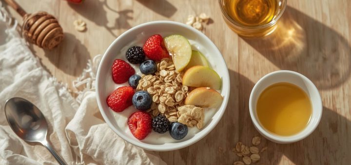 Rezept für ein leichtes gesundes Frühstück